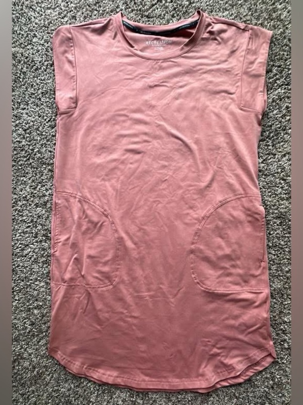 Recreation Sleeveless Dusty Rose dress with Front Pockets